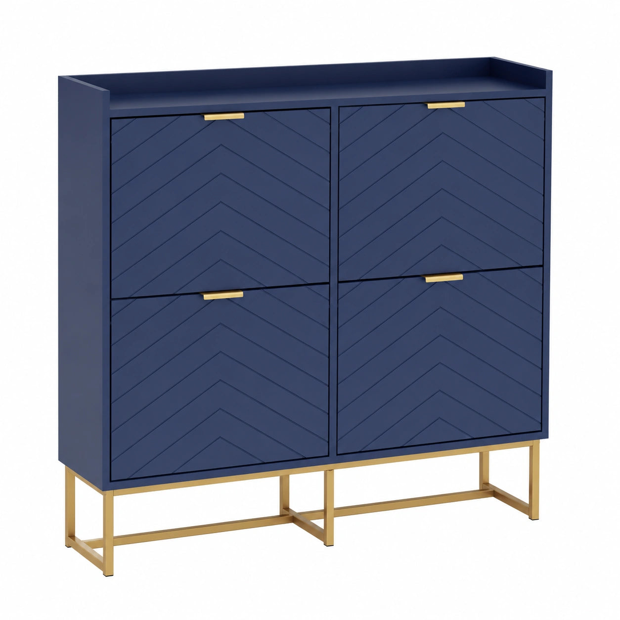 Armoire, réglable, avec étagères, coloris bleu, 100 x 24 x 91 cm, pour la chambre